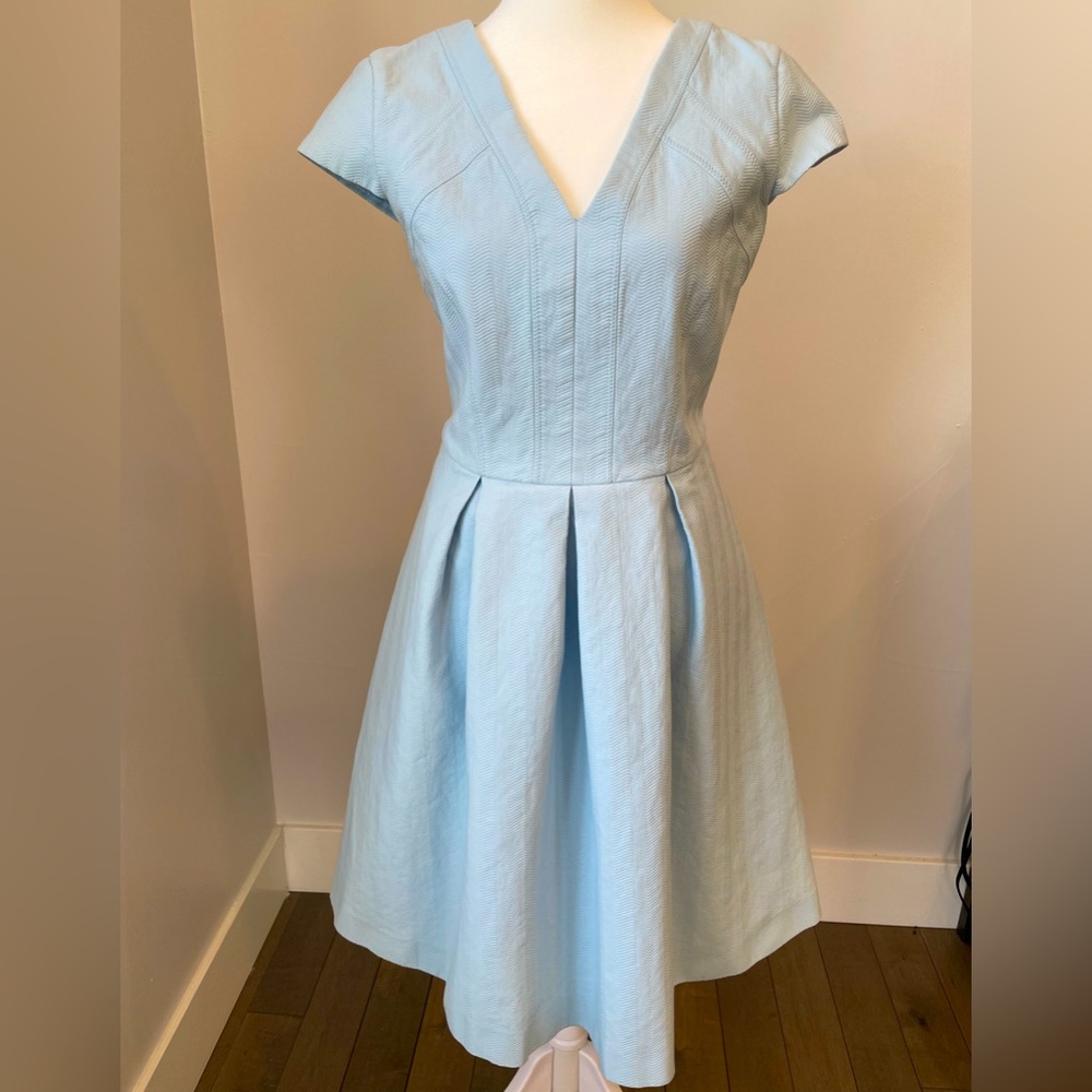 Italian Cotton Flare Dress - BROOKS BROTHERS